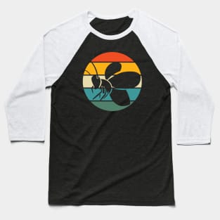 Retro Bee Baseball T-Shirt